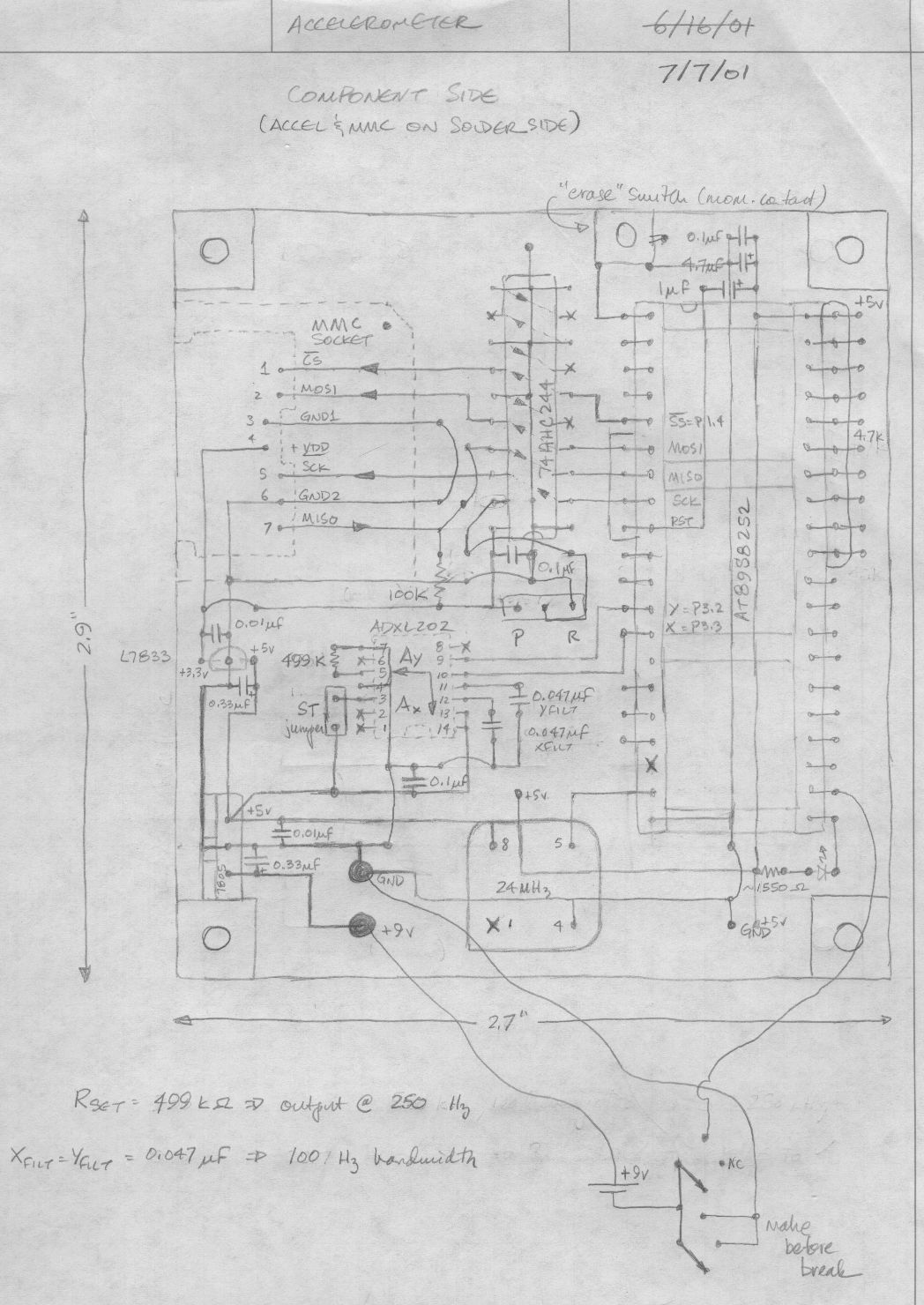 Accelerometer Schematic